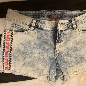 blue jeans shorts, size 15, worn 1 time